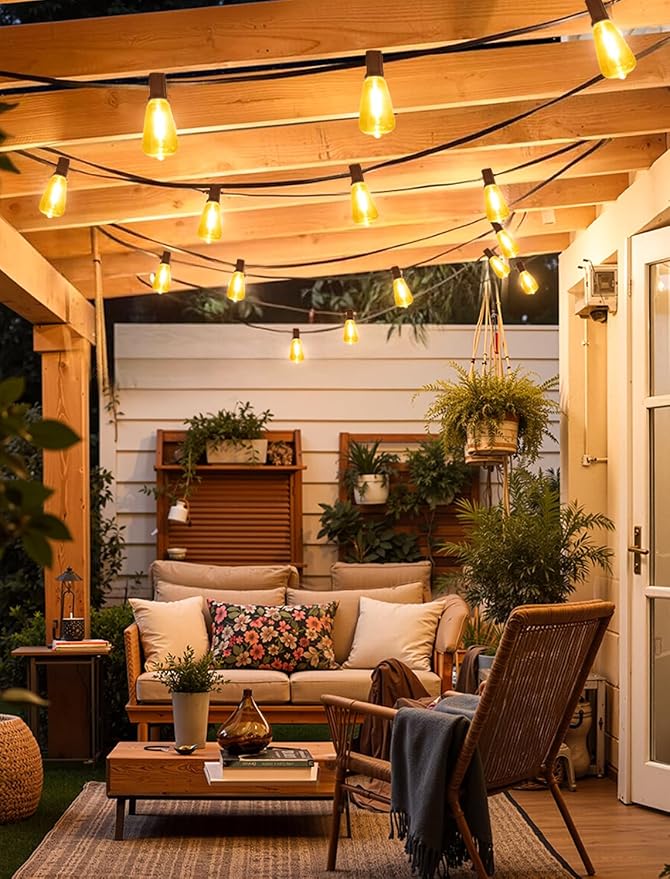 50FT Outdoor String Lights, Patio Lights - Image 4
