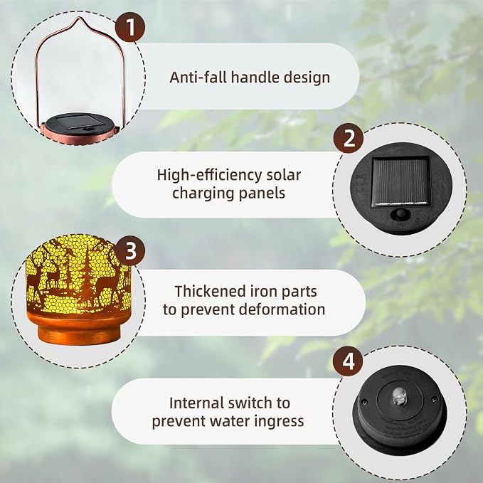 Solar Lanterns Outdoor Waterproof Gifts - Image 6