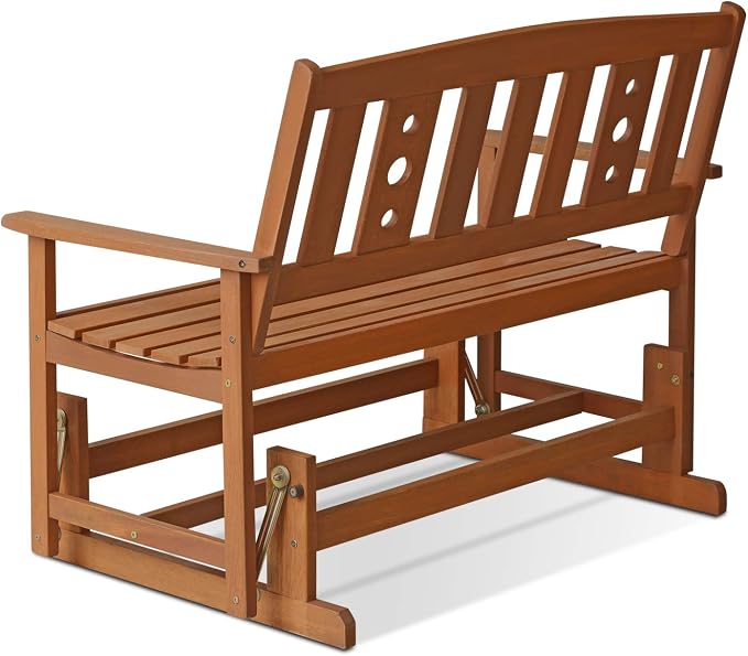 FURINNO FG17485 Tioman Outdoor Hardwood New Mexico Glider - Image 5