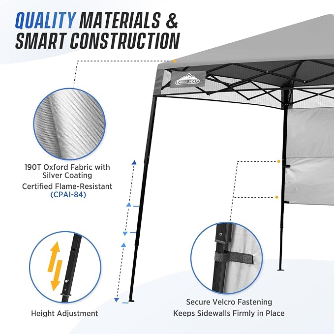 EAGLE PEAK 8x8 Pop Up Canopy Tent - Image 7