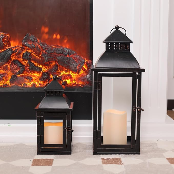 NEEDOMO LED Lanterns Decorative Outdoor&Indoor, Lantern Decor - Image 9