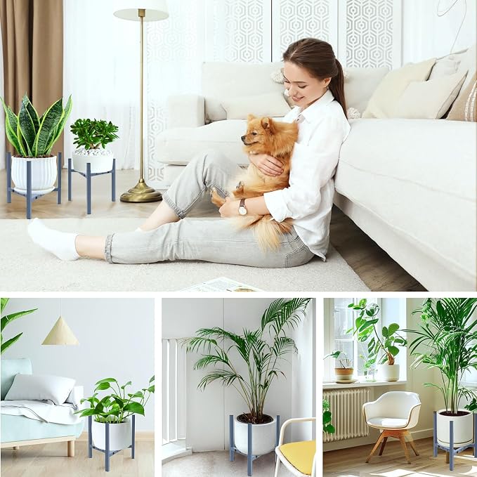 Aripark Plant Stand Indoor Adjustable, Metal Modern Plant Stands Small - Image 7
