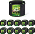 Delxo 20-Pack 7 Gallon Heavy Duty Aeration Thickened Nonwoven Fabric Pots Plant by Delxo