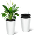 16 in Tall Planters Set of 2, Plant Pots, Self Watering Pots by GarveeLife
