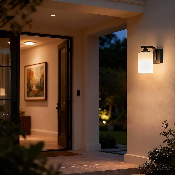 Outdoor Wall Lamp, Waterproof and Anti-Rust Aluminium Modern Wall Light Fixture - Image 5