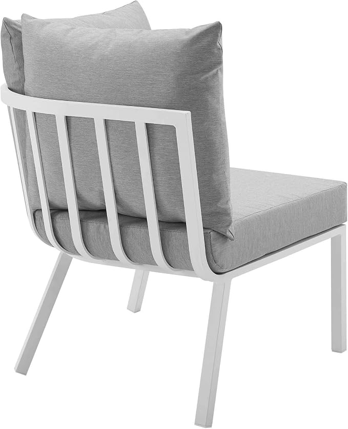 Modway Riverside Outdoor Patio Aluminum Sectional Set - Image 5