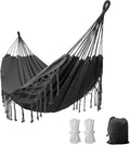 Double Boho Macrame Hammock by YAERSI
