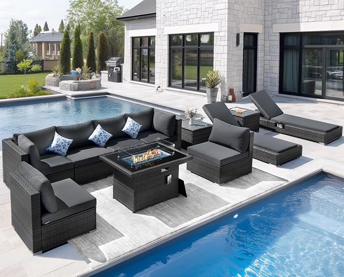 NICESOUL 11-Piece Patio Furniture - Image 3