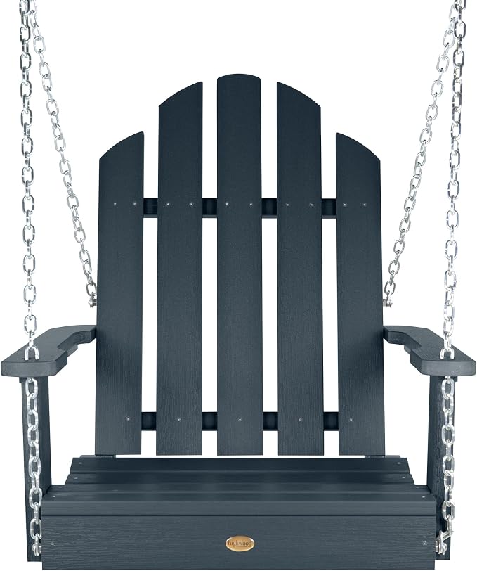 highwood Classic Westport Adirondack Single Seat 1-Person Porch Swing, Federal - Image 2