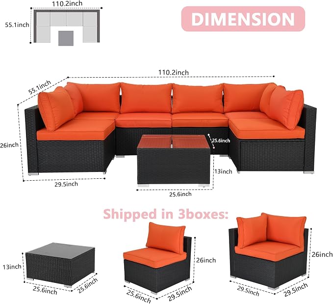 7-Piece Patio Furniture Set - Image 2