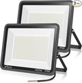 2pack 400W LED Flood Lights Outdoor, 5000K Daylight White 50000LM Super Bright by XYCN
