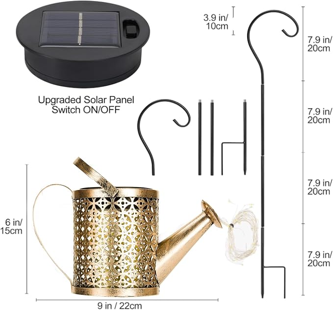 ZKLiLi Christmas Solar Watering Can - Image 4