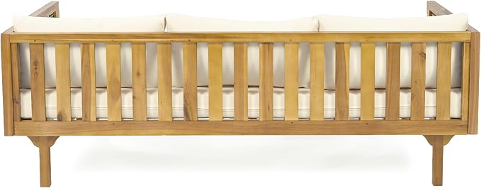 Merax Outdoor Acacia Wood Conversation Set - Image 6