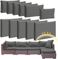 Patelai 11 Pcs Waterproof Patio Cushion Covers by Patelai