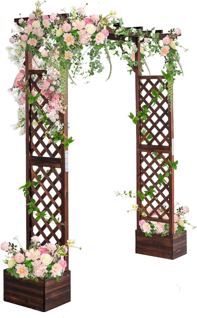 VINGLI Wooden Garden Arbor by VINGLI