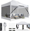 COBIZI 10x15 Canopy Tent, Heavy Duty Pop up Canopy by COBIZI