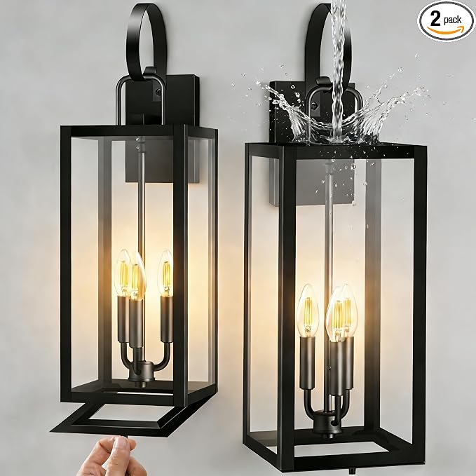 25'' Extra Large Exterior Lighting Fixtures by Unknown