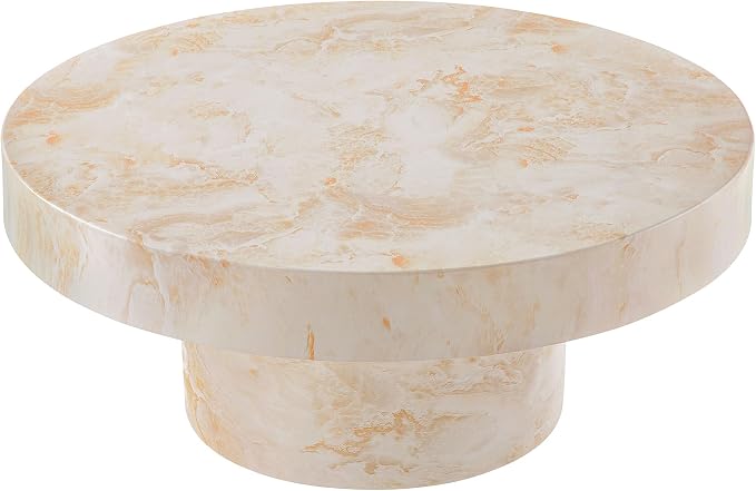 Modway Alora Round Concrete Coffee Table - Image 9