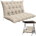 Porch Swing Cushion with Backrest, Waterproof Bench Cushion by Pakunoda