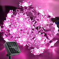 ITICdecor Solar Flower String Lights Outdoor Waterproof 50 LED Upgraded Flower by ITICdecor