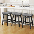 Counter Height Bar Stools Set of 3, 24 Inch Barstools by Raynesys