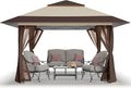 CROWN SHADES 11x11 Pop Up Gazebo, Patented One Push Outoor Canopy Tent by CrownShades