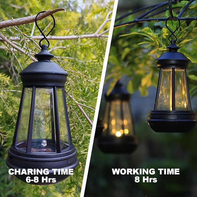 Outdoor Figurine Mini Solar Lantern Replacement LED DIY Small Solar Lantern - Image 3