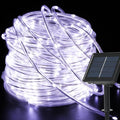 Solar Rope Lights Outdoor Waterproof, 33FT 100LED Outdoor String Lights Clear by LHYLDS