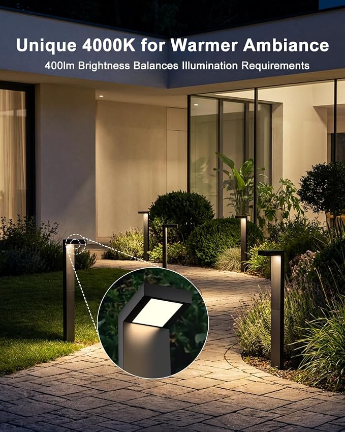 Low Voltage Landscape Lights, 2 Pack Outdoor LED Pathway Light, Wired Path - Image 4