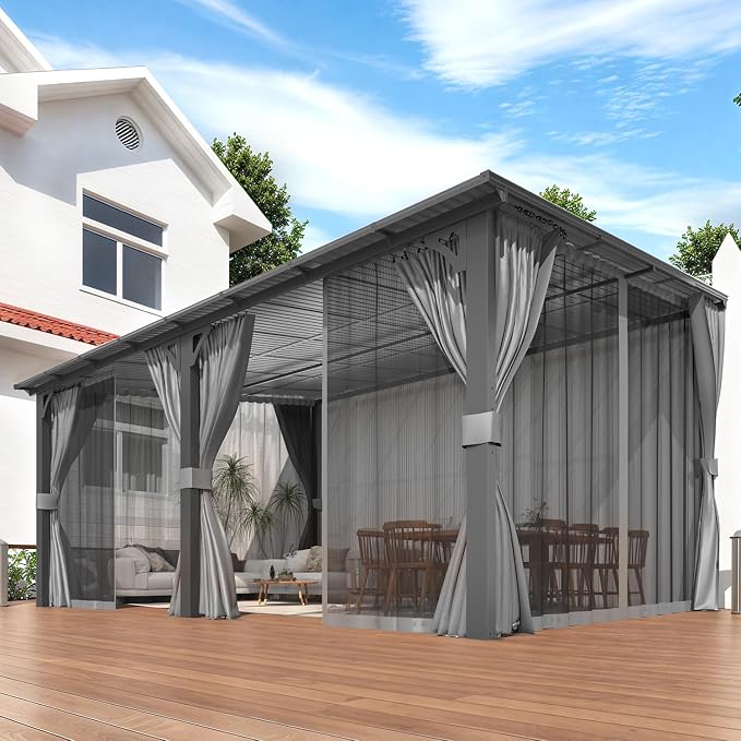 AECOJOY 16' x 12' Gazebo Outdoor Pergola by AECOJOY