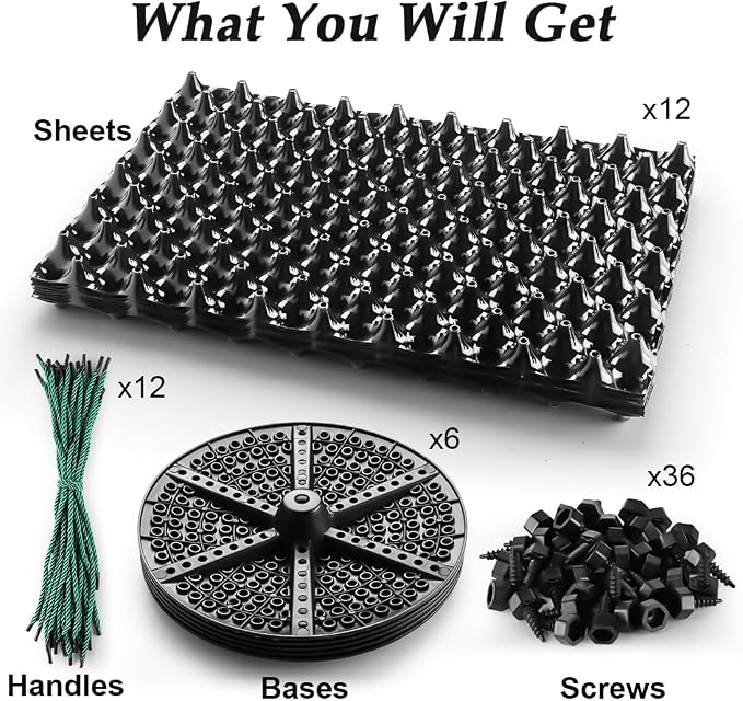 Air Pruning Planters 5 Gallon 6-Pack, Sturdy Plastic Roots Control Planter - Image 6