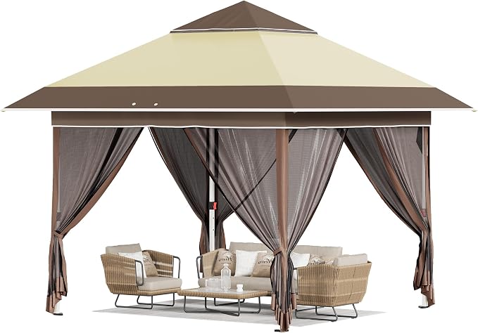 Devoko 12x12 Pop Up Gazebo Canopy Tent by DEVOKO