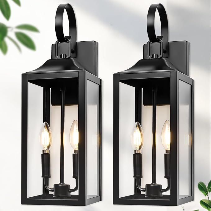19" Large Outdoor Wall Light by Yolsunes