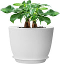 12inch Large Plant Pot, Modern Plastic Planter by UOUZ