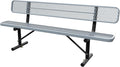 8 Feet Steel Park Bench for Outside, Outdoor Bench by Sunnibety