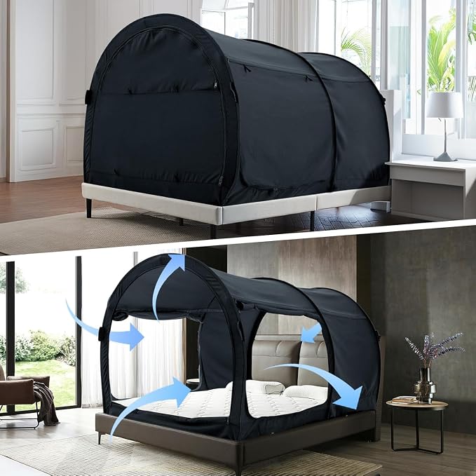 Alvantor® Bed Tent Queen Blackout Sleeping Tent Bed by Alvantor