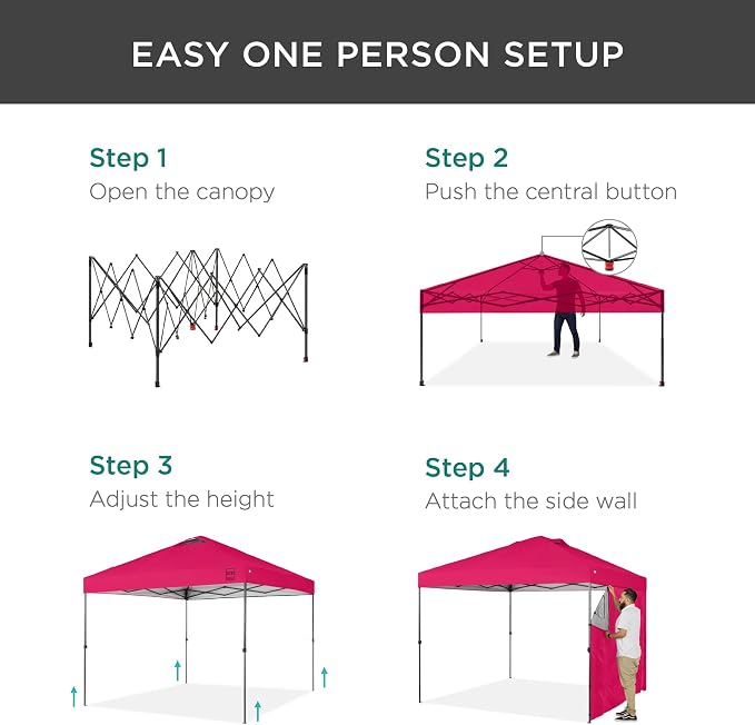 Best Choice Products 10x10ft Pop Up Canopy Tent - Image 4