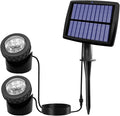 AVEKI Solar Pond Spotlights, 2 in 1 12 LED Solar Underwater Lights by AVEKI