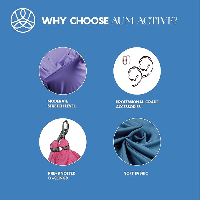 Aerial Silk Yoga Hammock & Swing - Image 4