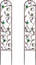 aboxoo Set of 2 Packs Hummingbird Metal Garden Trellis by aboxoo