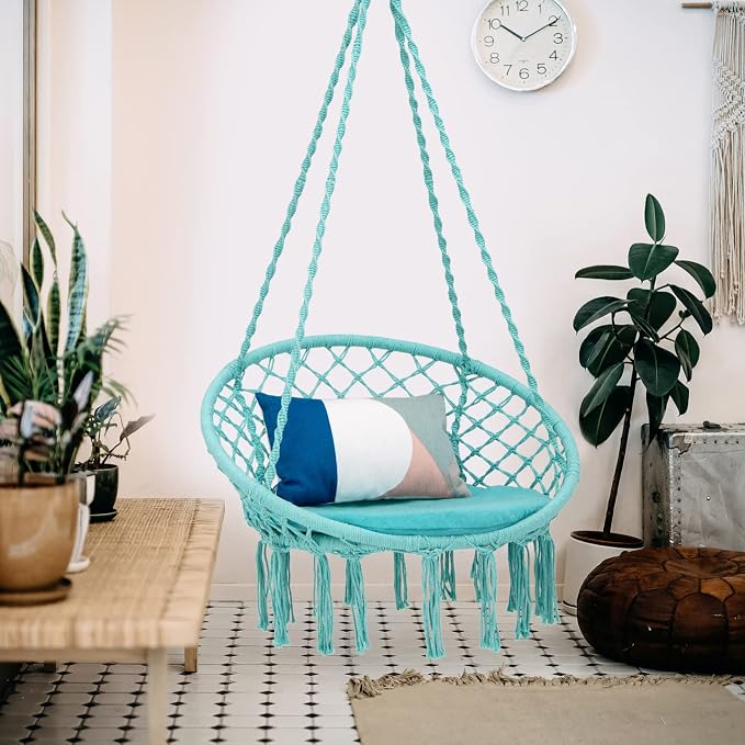 Giantex Hammock Chair Macrame Swing - Image 7