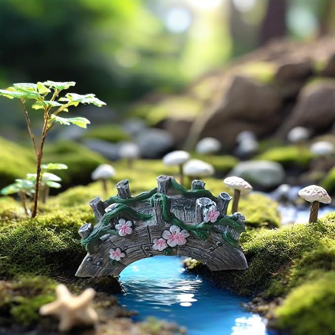MUAMAX Fairy Garden Bridge Mini Bridge - Image 9