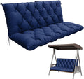Porch Swing Cushion with Backrest, Waterproof Bench Cushion by Pakunoda