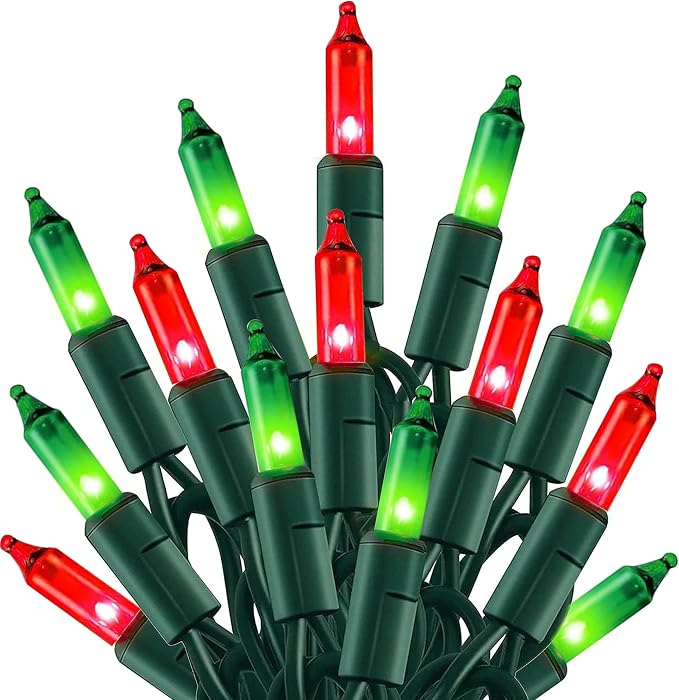 TW SHINE Christmas Mini String Lights, 20FT 100 Count Incandescent Mini by TWSHINE
