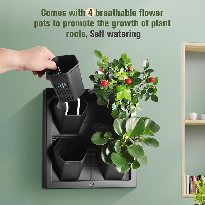 Wall-Mounted Vertical Garden Planter – Ready-to-Use Indoor Wall Planter - Image 6
