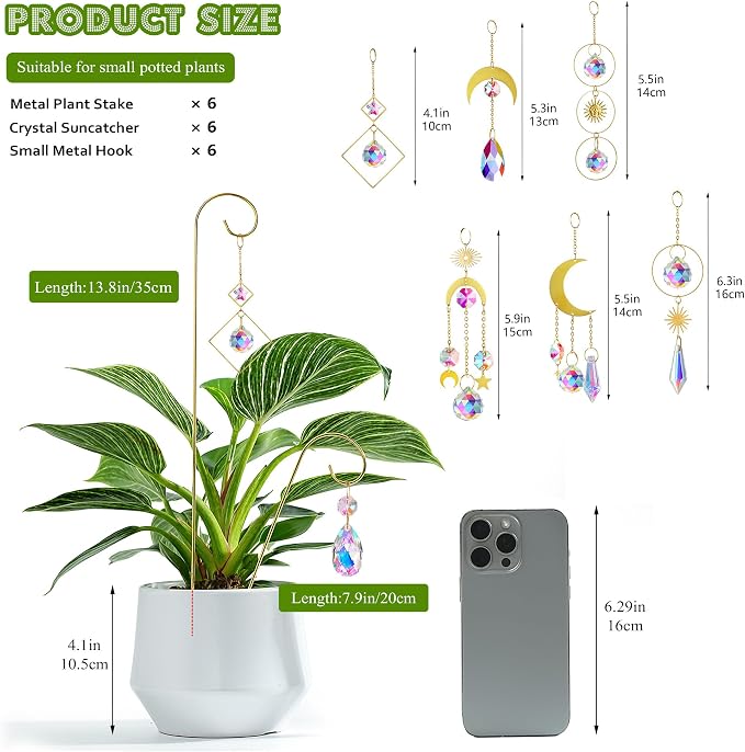 HDCRYSTALGIFTS 6 Pack Small Trellis - Image 4