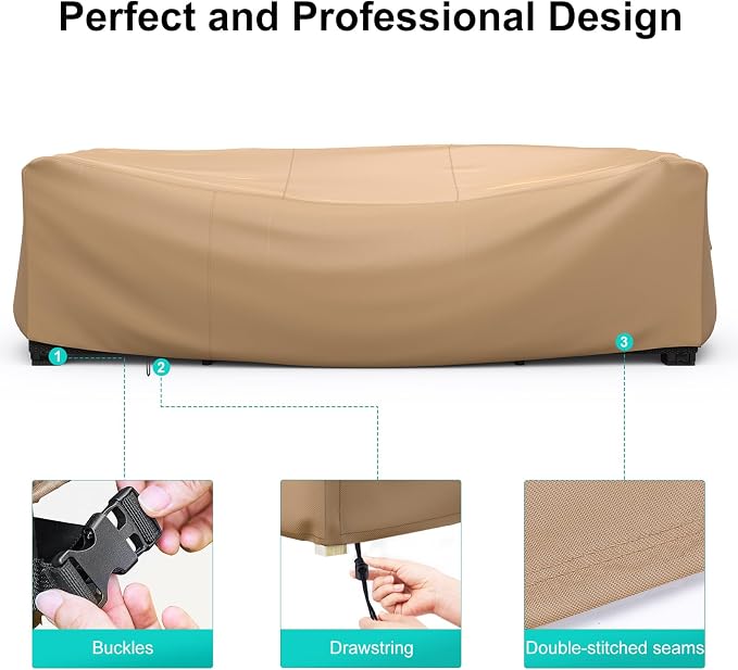 Patio Furniture Set Cover Waterproof, Heavy Duty Furniture Covers - Image 5