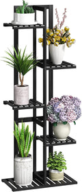 BMOSU Bamboo Plant Stand for Indoor Outdoor Plants Corner Tall Plant Shelf 6 by BMOSU
