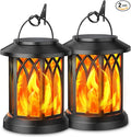 KOOPER Hanging Solar Lights Lantern Outdoor, Flickering Flames Solar Outdoor by KOOPER
