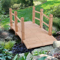 Garden Bridge, Wooden Arc Bridge by Volowoo
